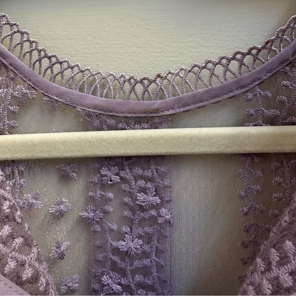 Self Portrait Lilac Tiered Midi Dress - Picture 13 of 16